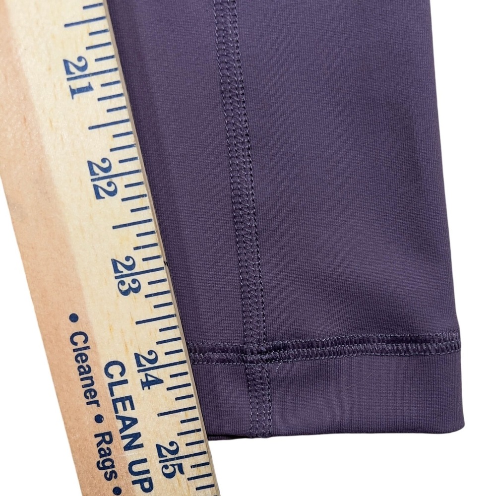90 Degree by Reflex Modern Fit High Waist Leggings XS Ankle Side‎ Pockets Purple - Picture 9 of 11